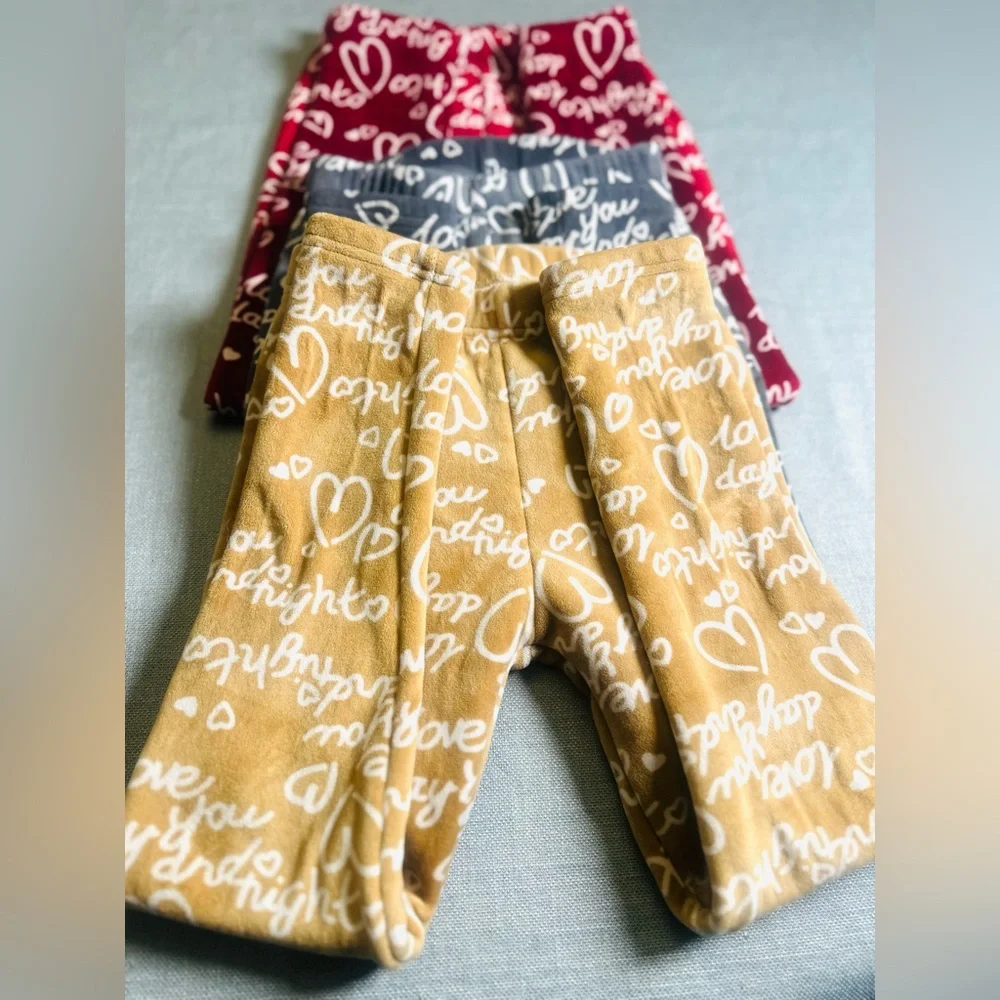 Bundle of 3 Fleece Lines Leggings Sz 7/8 - Picture 2 of 8